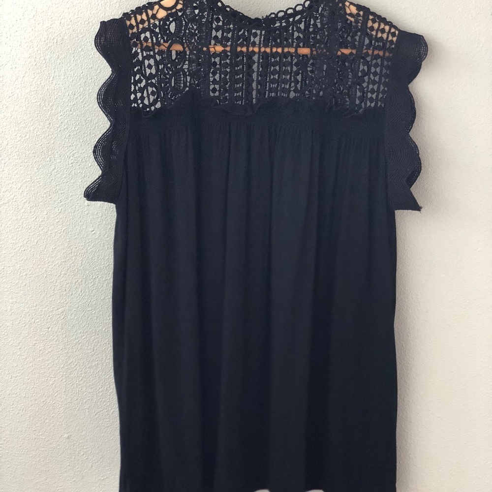 Lace top tunic